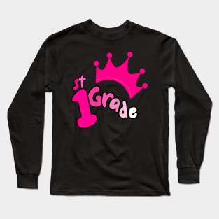 first grade pink lover Long Sleeve T-Shirt